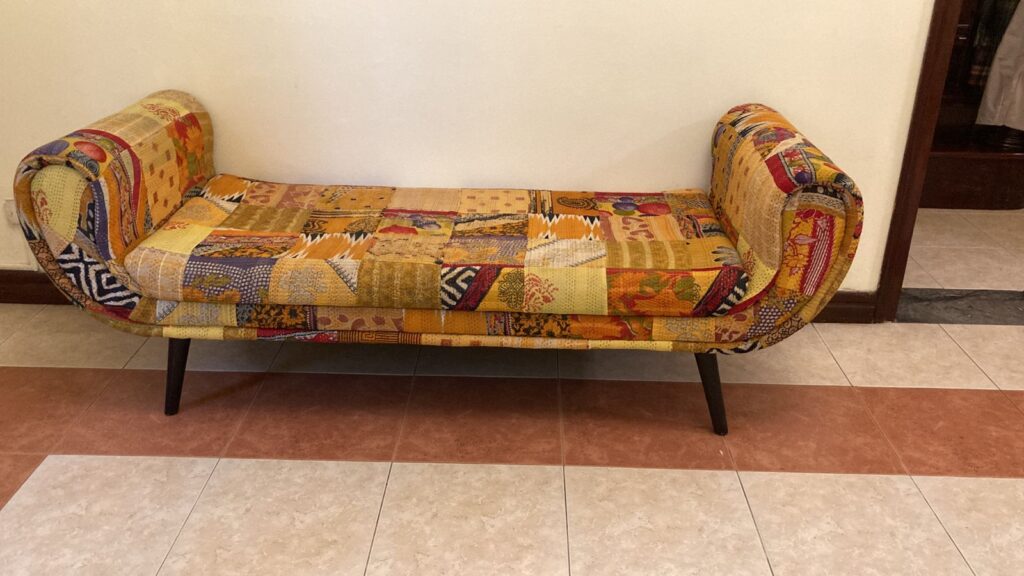 Upholstery steam cleaning