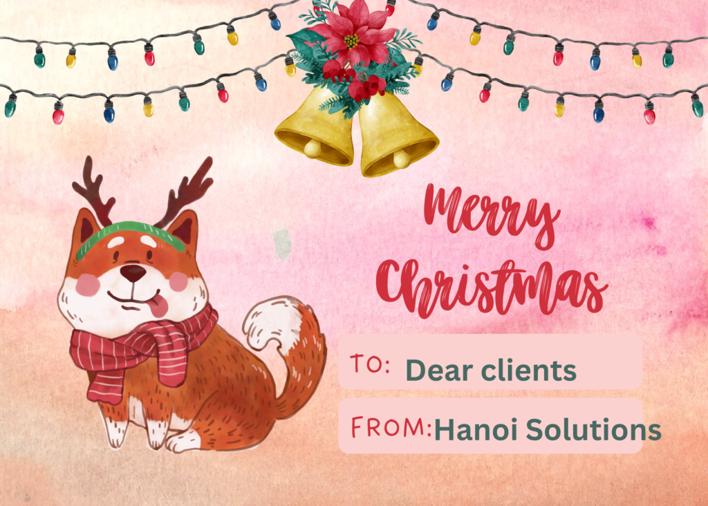 Hanoi Solutions Merry Xmas Card