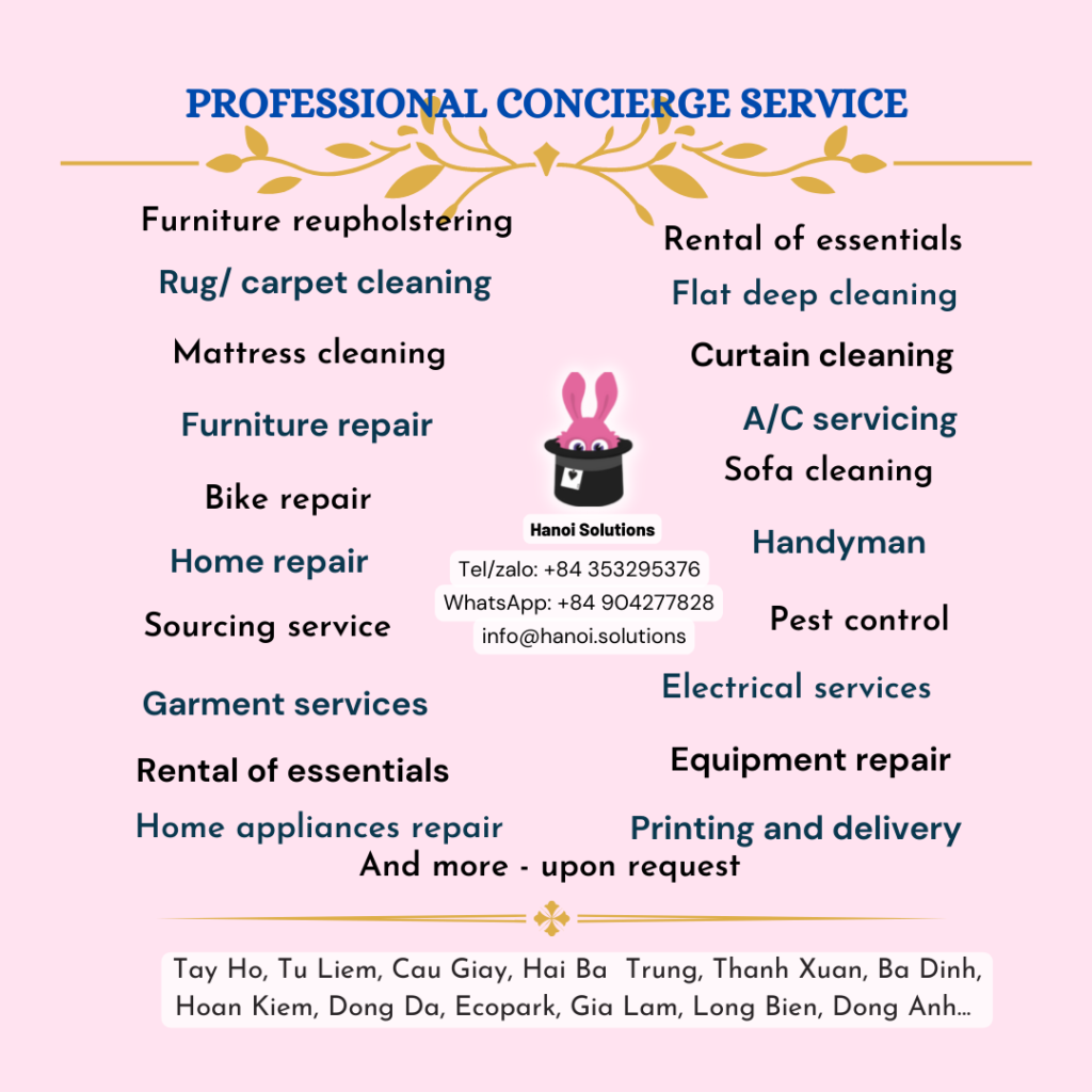 Professional concierge service
