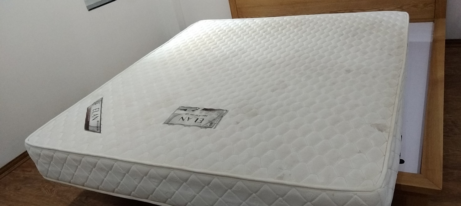 Mattress with stains