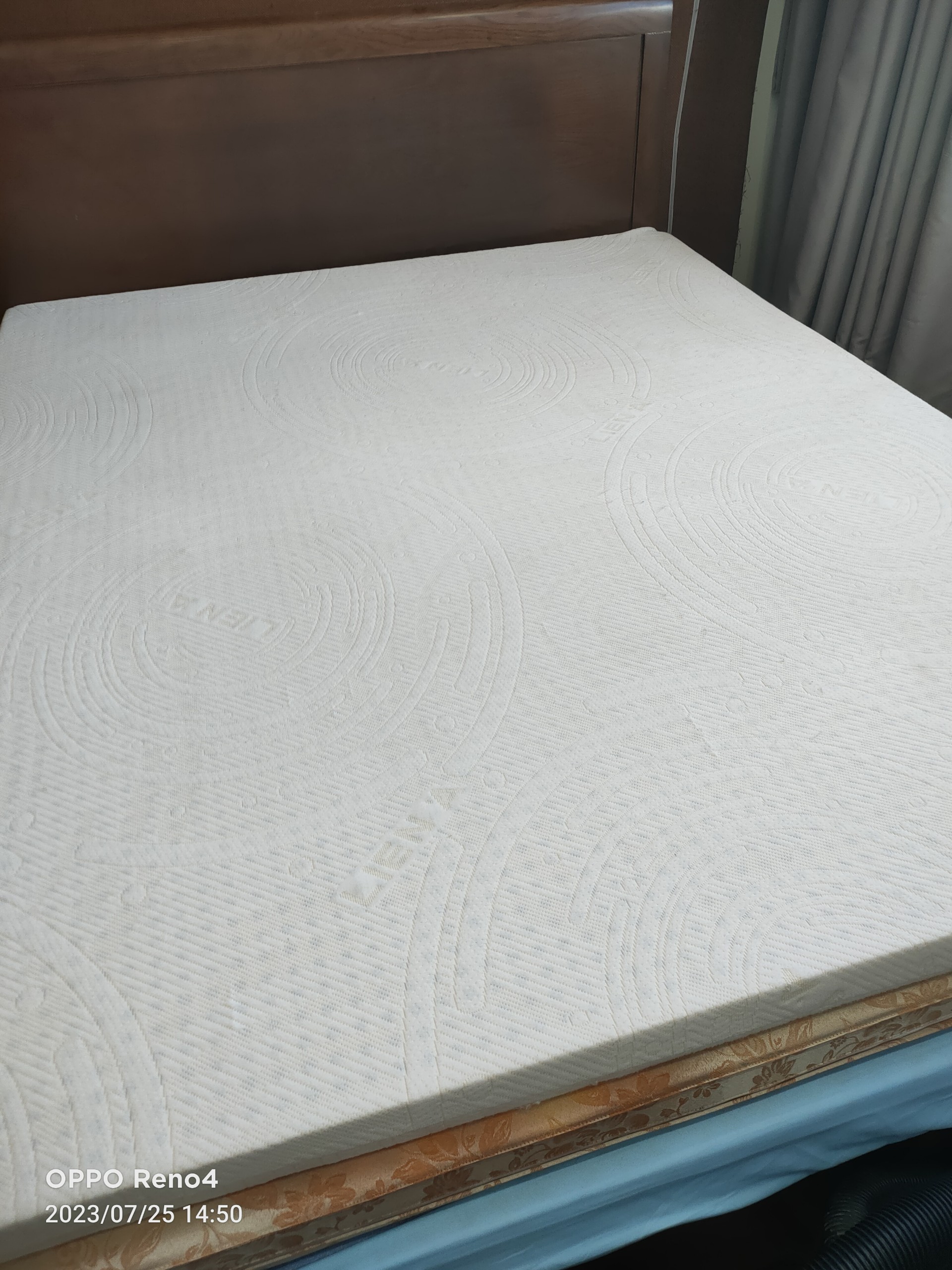 Mattress topper steam cleaning and deodorizing - cat peed