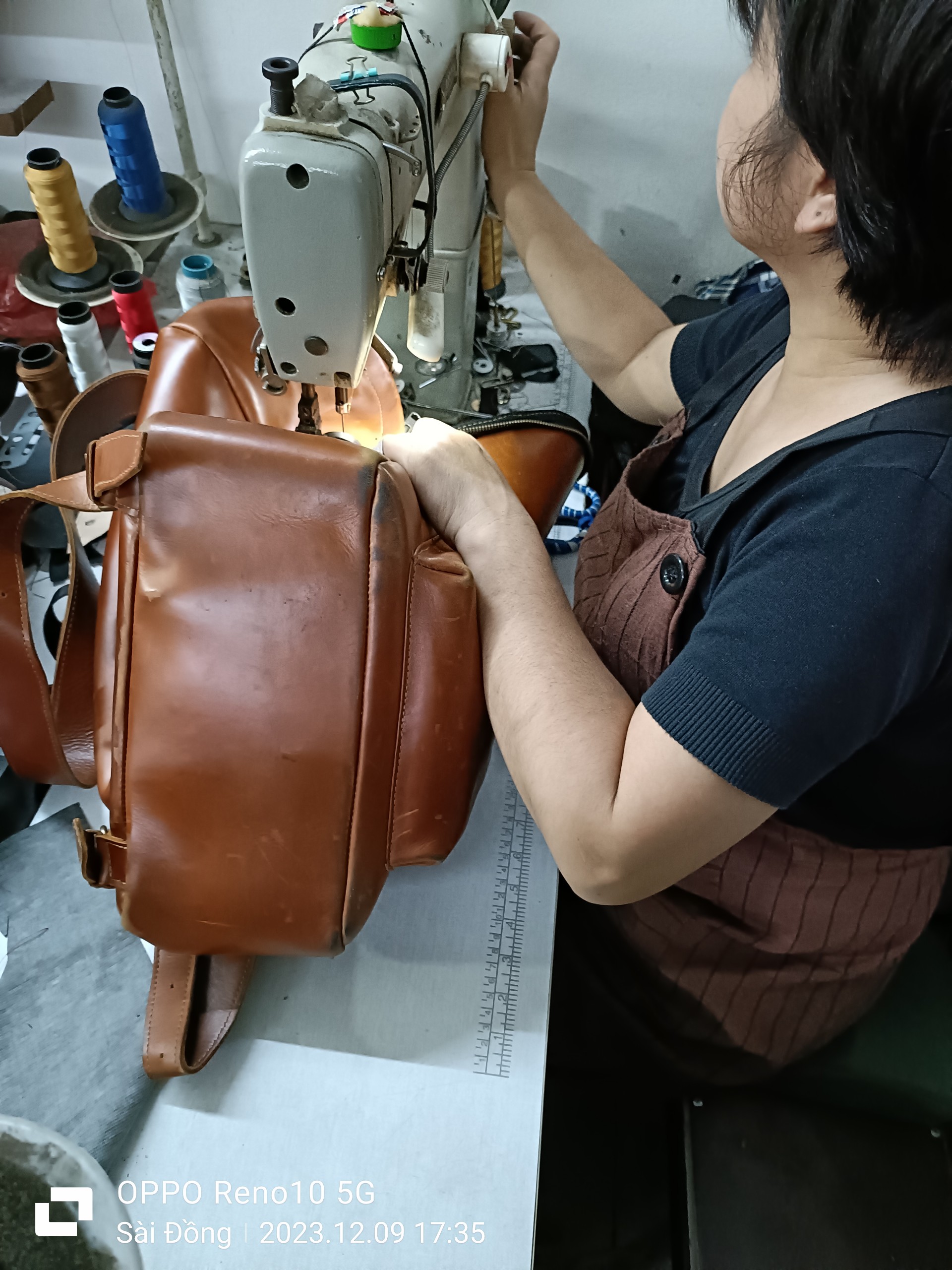 Leather item repair