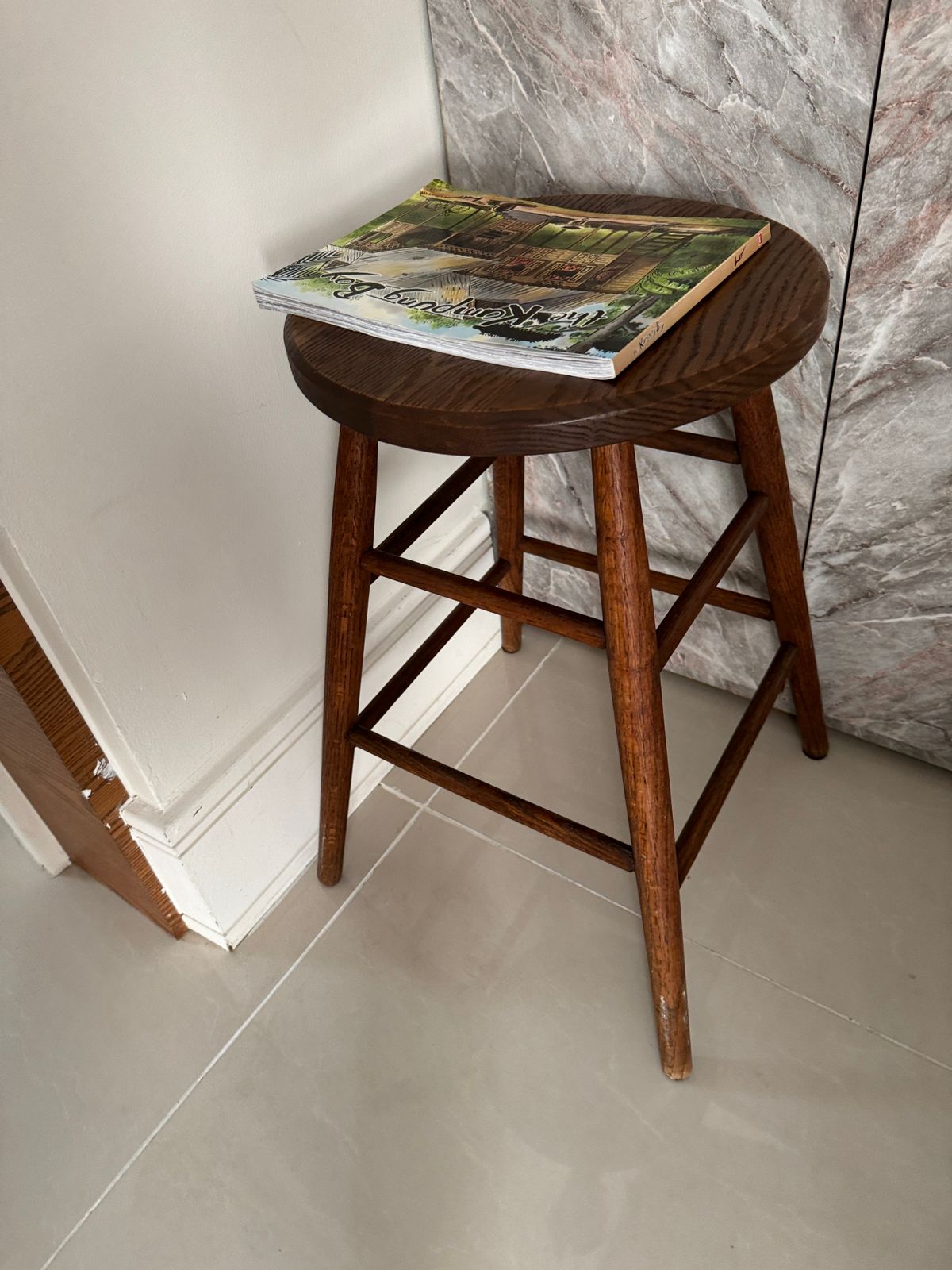 Wooden stool repair 
