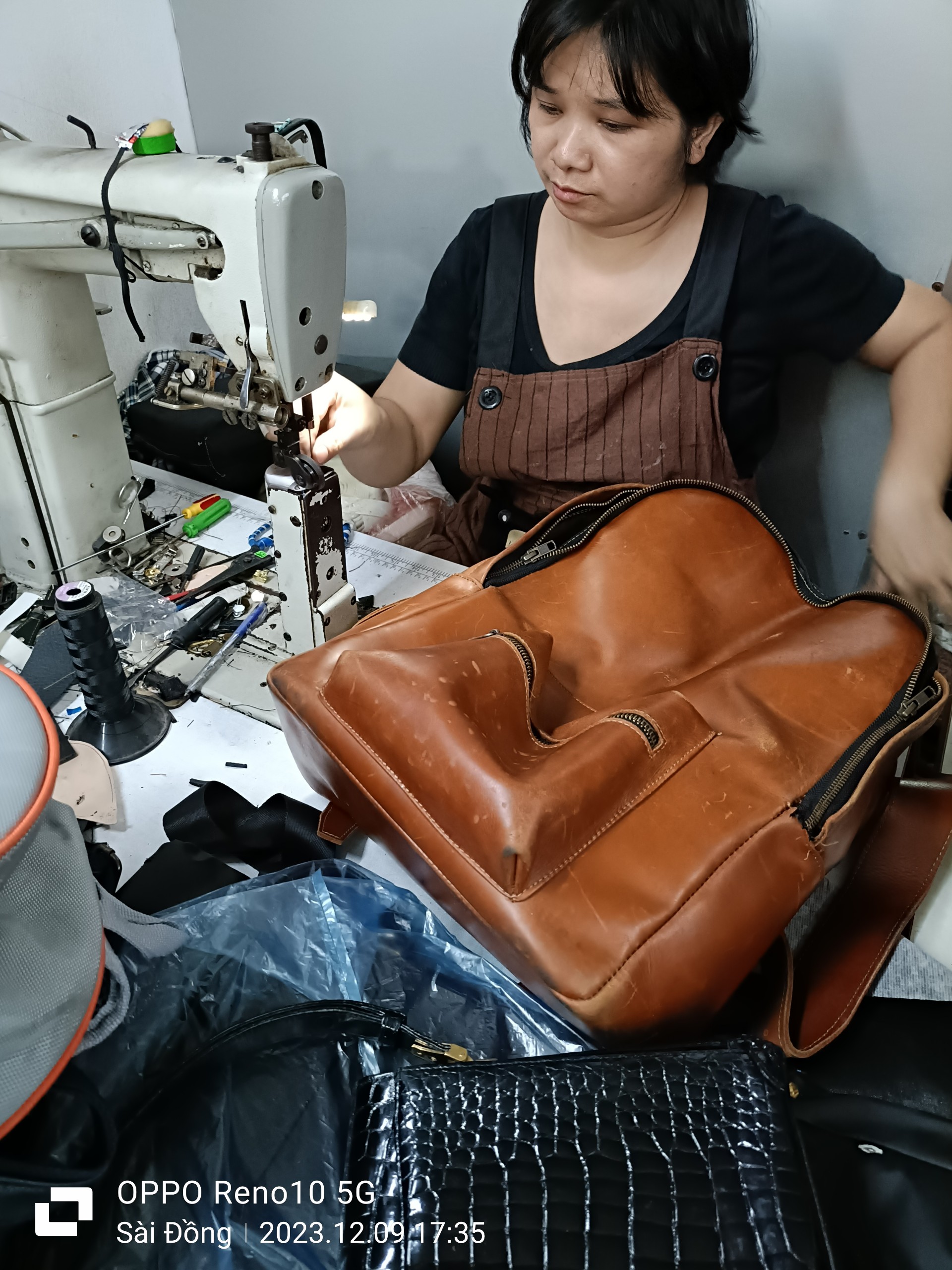 Leather item repair