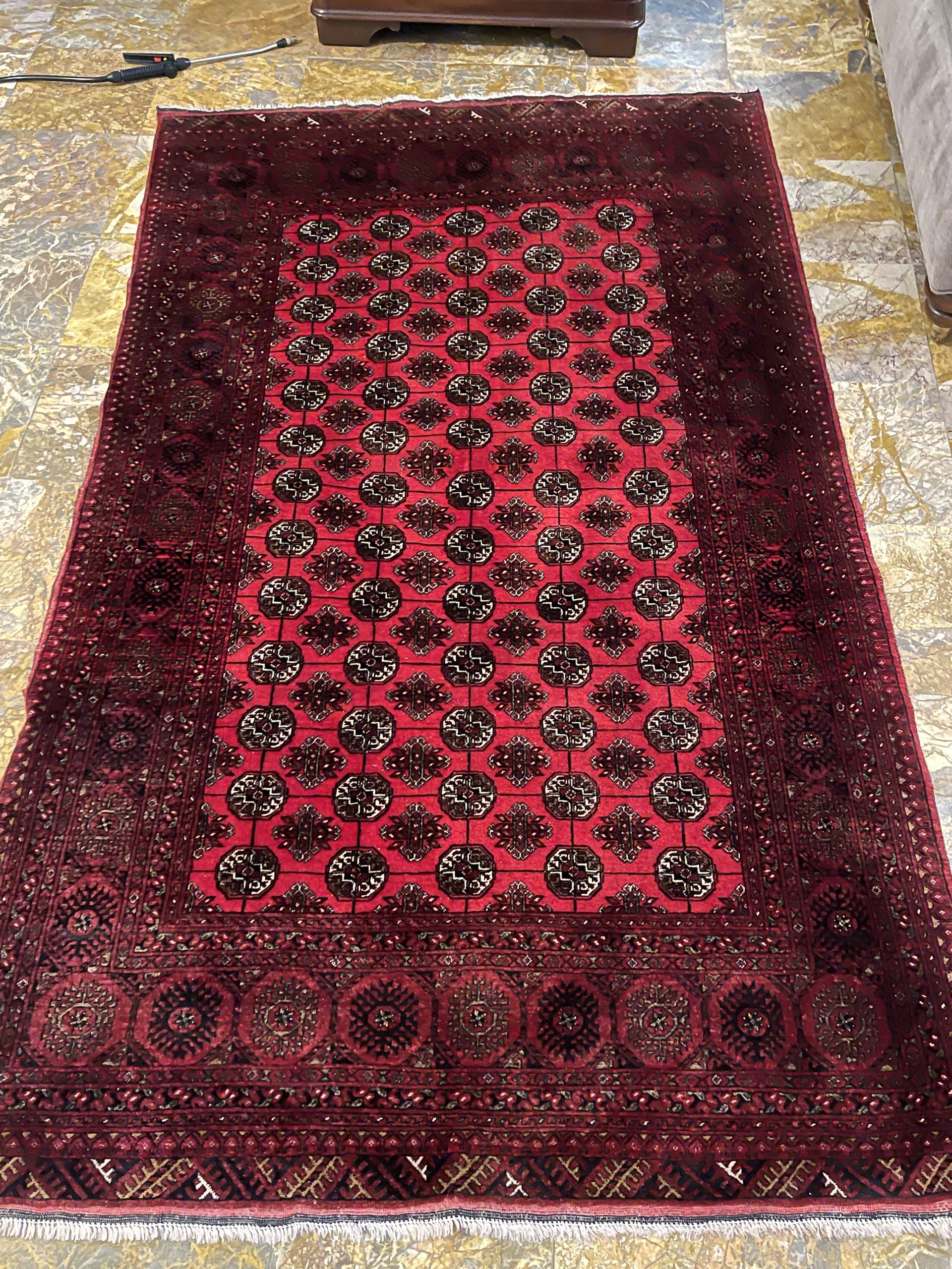 Handmade rug steam cleaning