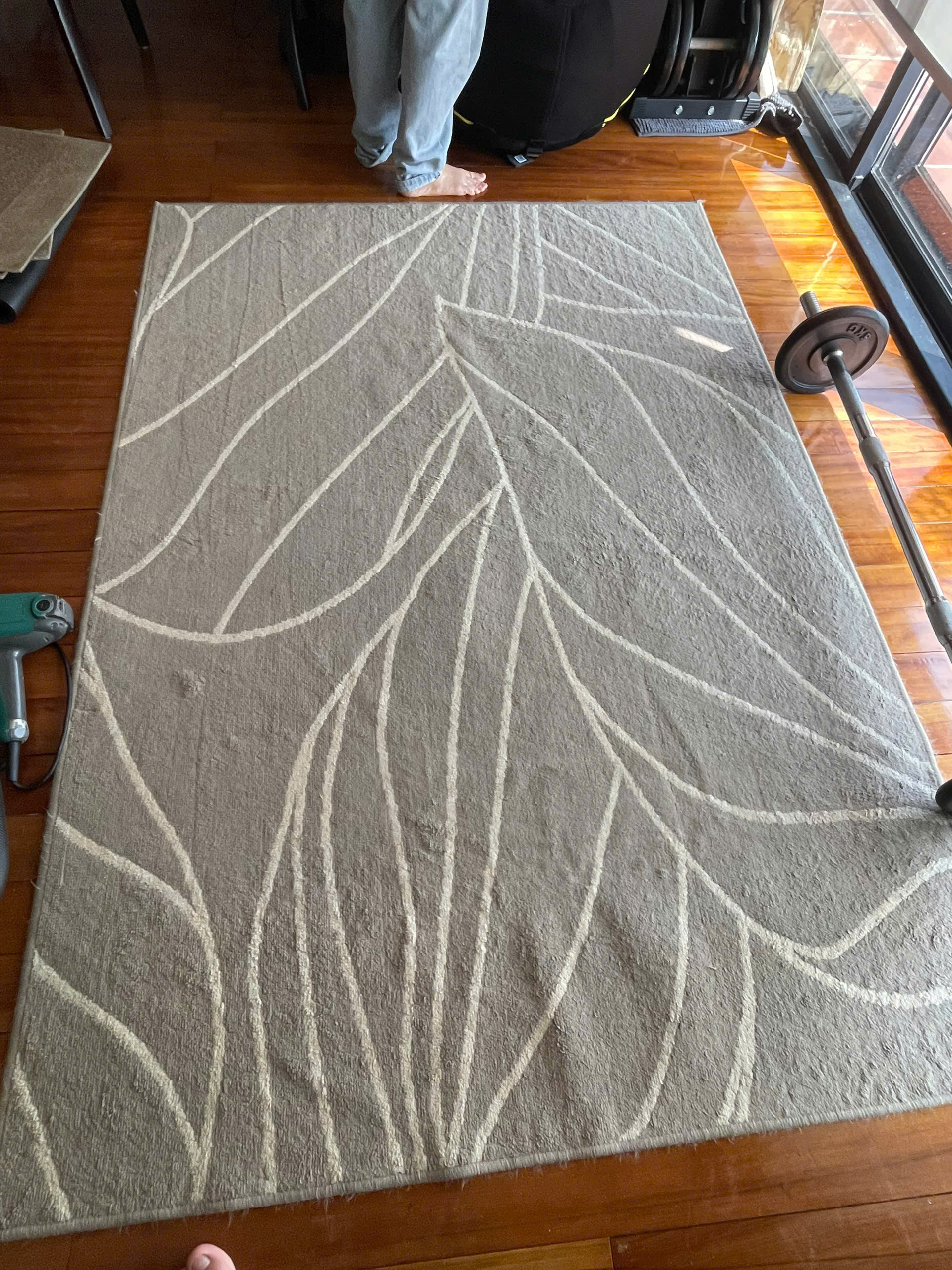 Rug steam cleaning