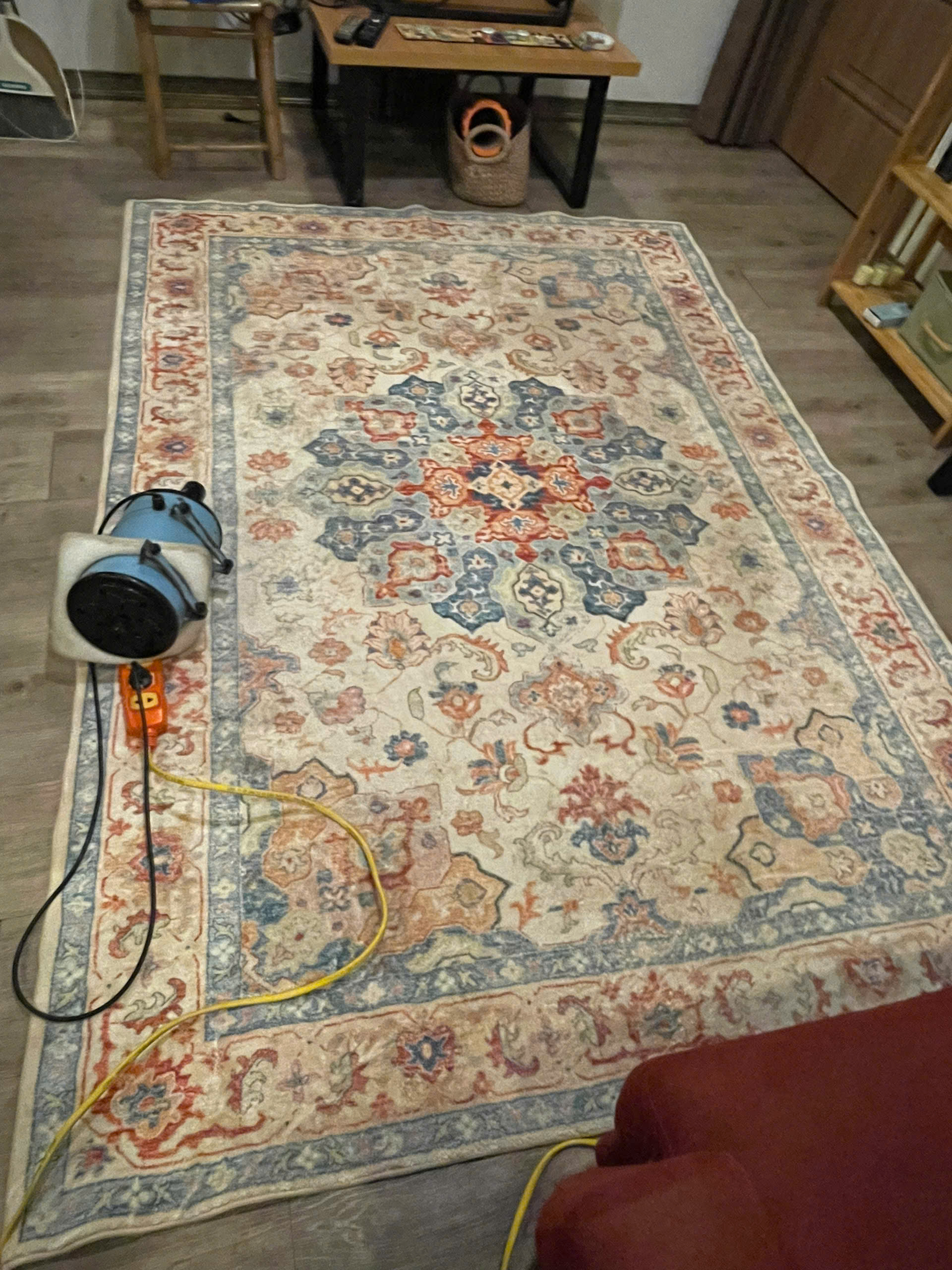 Handmade carpet steam cleaning