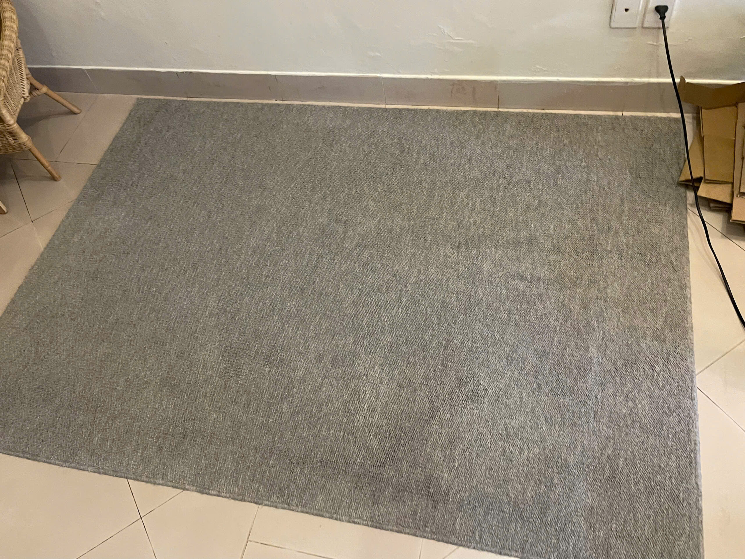 Rug steam cleaning