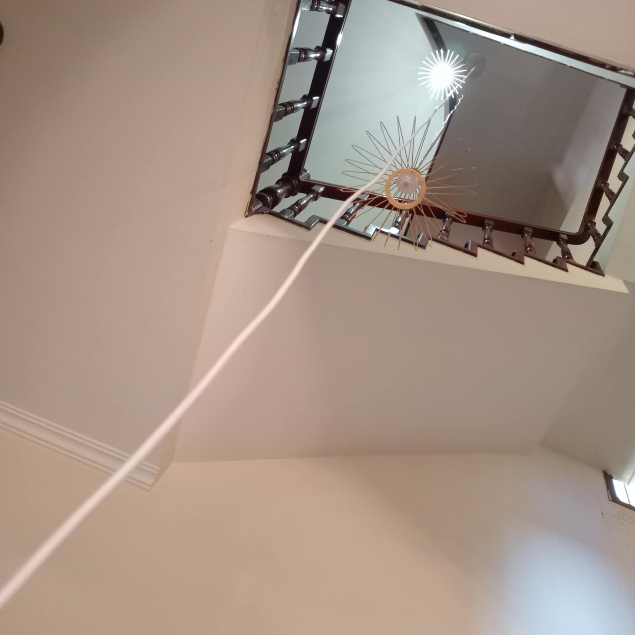 Stairwell sensing lantern installation