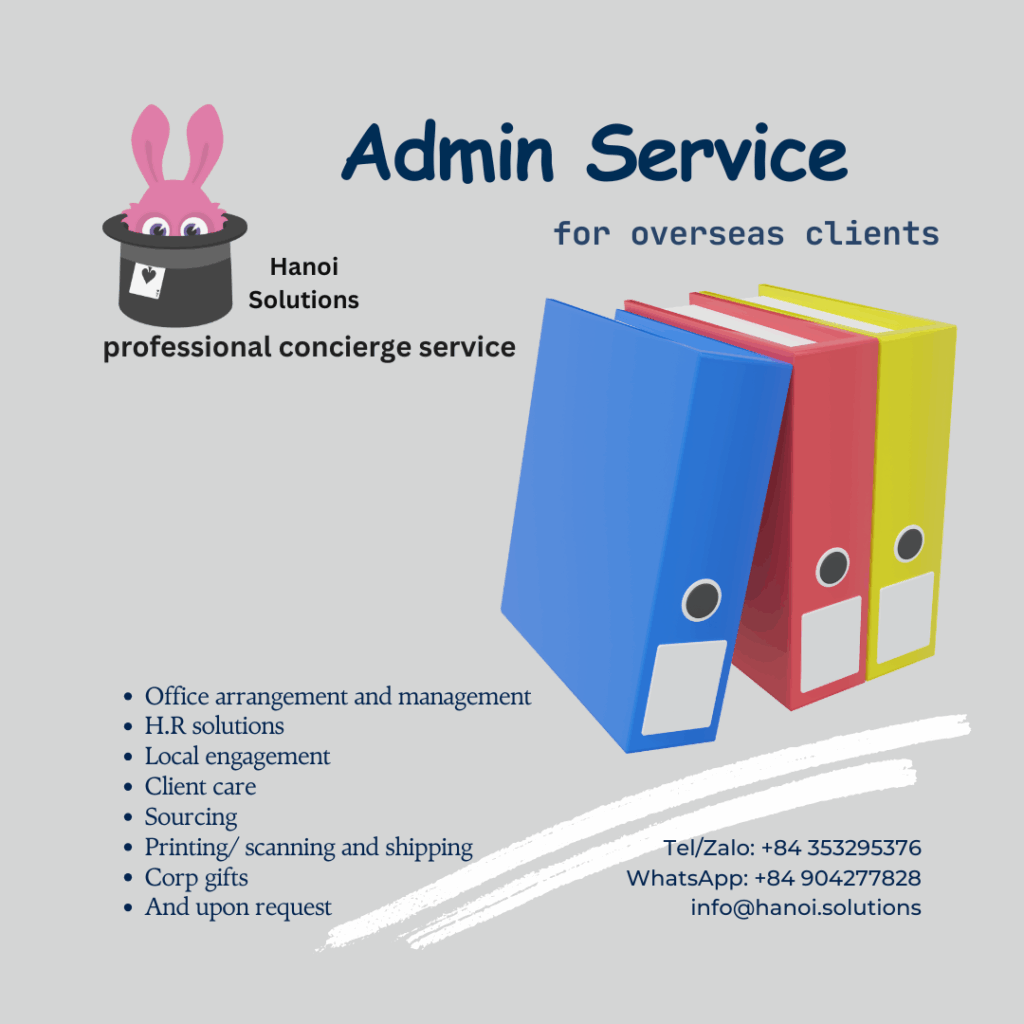 admin service for overseas clients